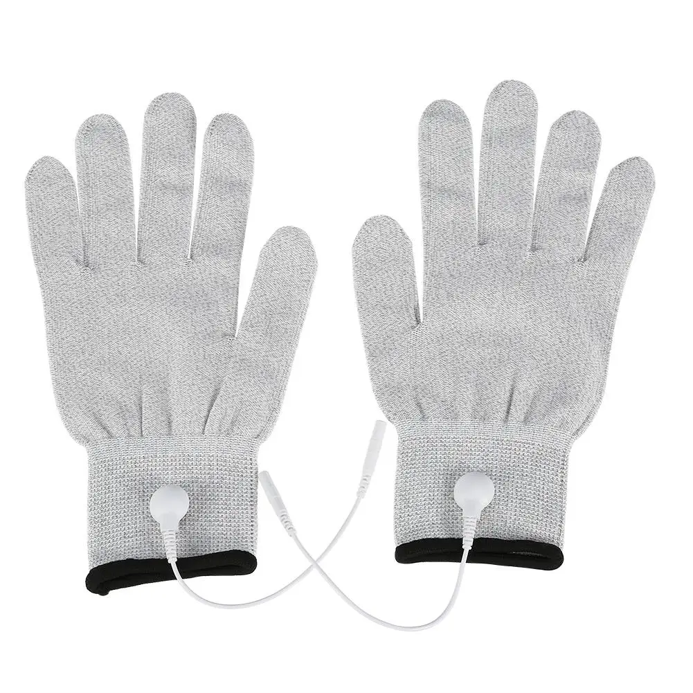 1 Pair Electrode Massage Gloves for Electrotherapy Relief - Enhance Circulation & Alleviate Hand Pain