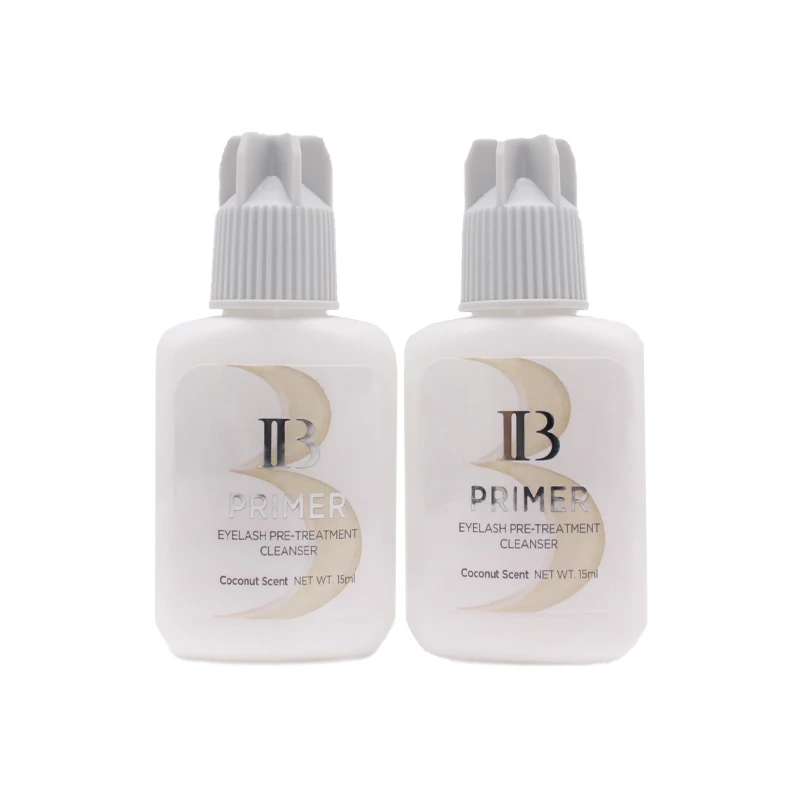 15ml IB Primer for Eyelash Pre-treatment Cleanser Extend Duration Increase Adhesive Bonding Power Coconut Scent Korea Original