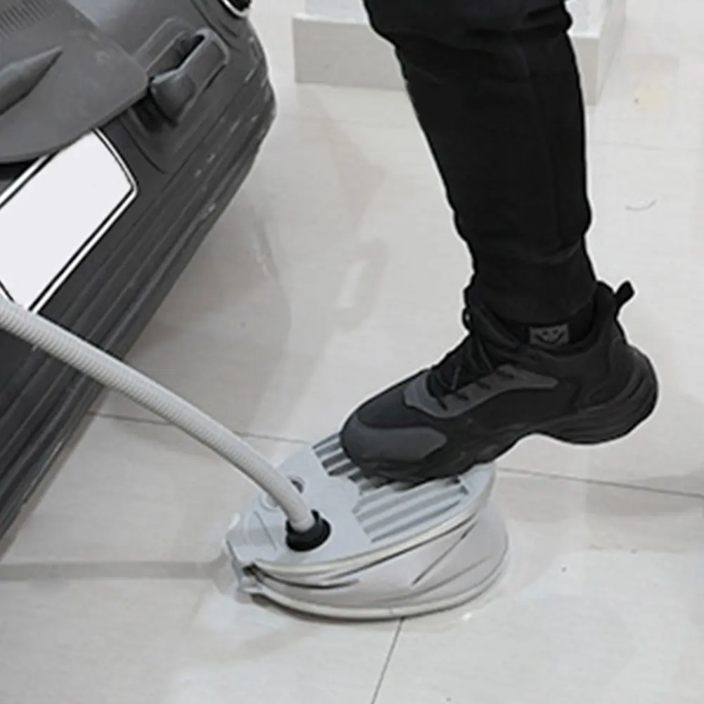 5L Boat Foot Pump High Volume High Pressure Foot Pump Anti-Slip Portable Air Inflator for Inflatable Boats Beds Swimming Rings