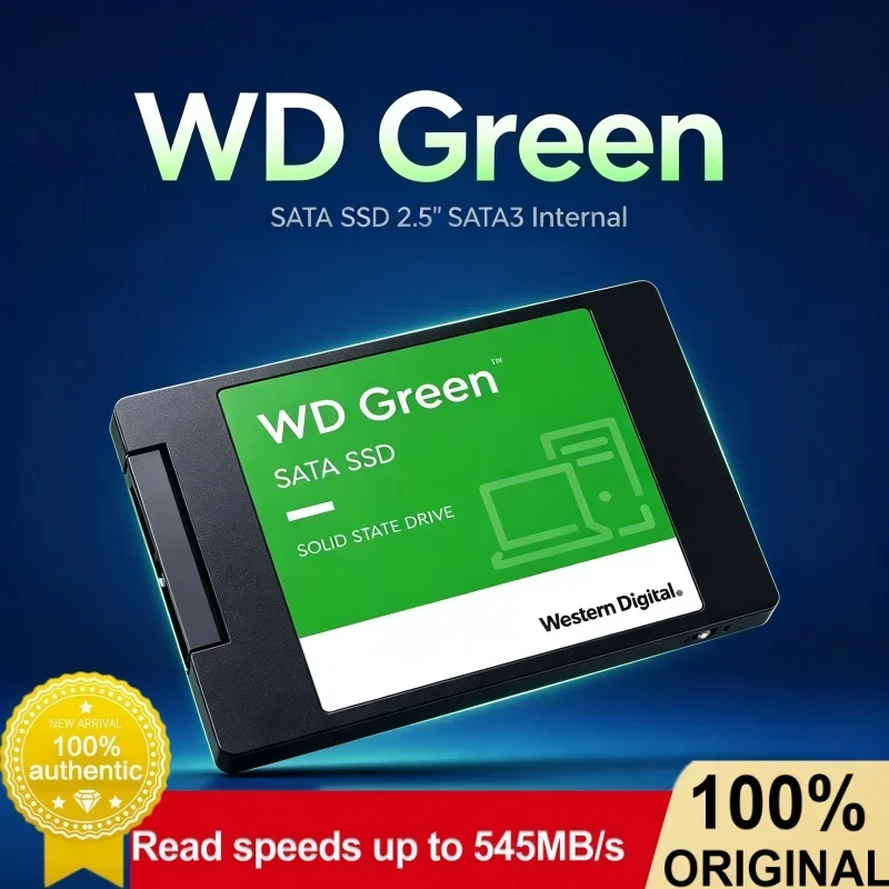 WD Green 2.5" SATA3 SSD 250GB 1TB 2TB Internal Solid State Disk High Speed Hard Drive For Notebook Desktop Computer