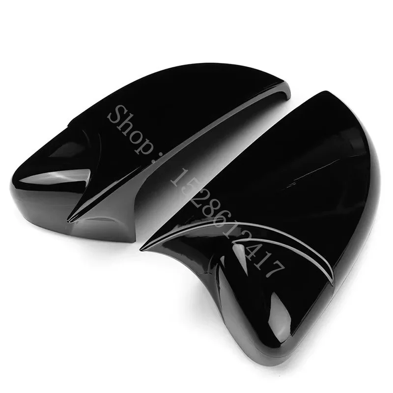 For VW Golf 6 MK6 6R GTI GTD 2009 2010 2011 2012~2013 Car accessories Glossy Black Rearview mirror cover Trim/Rearview mirror view 2