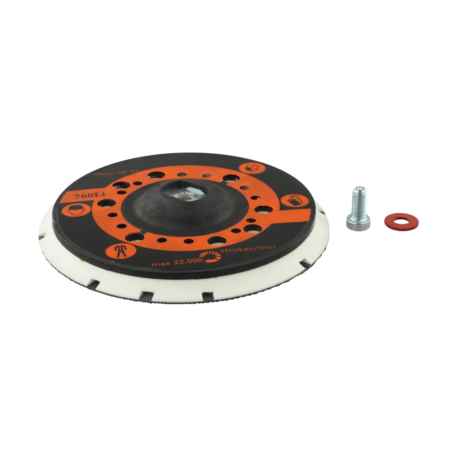6 Inch Sanding Pad with 45 Holes Compatible with For Pneumatic Sanders for Efficient Performance in Various Tasks