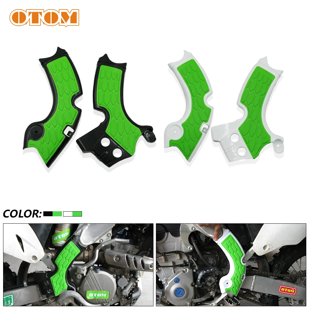 OTOM Motocross X-Grip osłona ramy pokrywa ochronna akcesoria motocyklowe zestaw plastikowy dla KAWASAKI KX250F 15-18 motor terenowy Enduro
