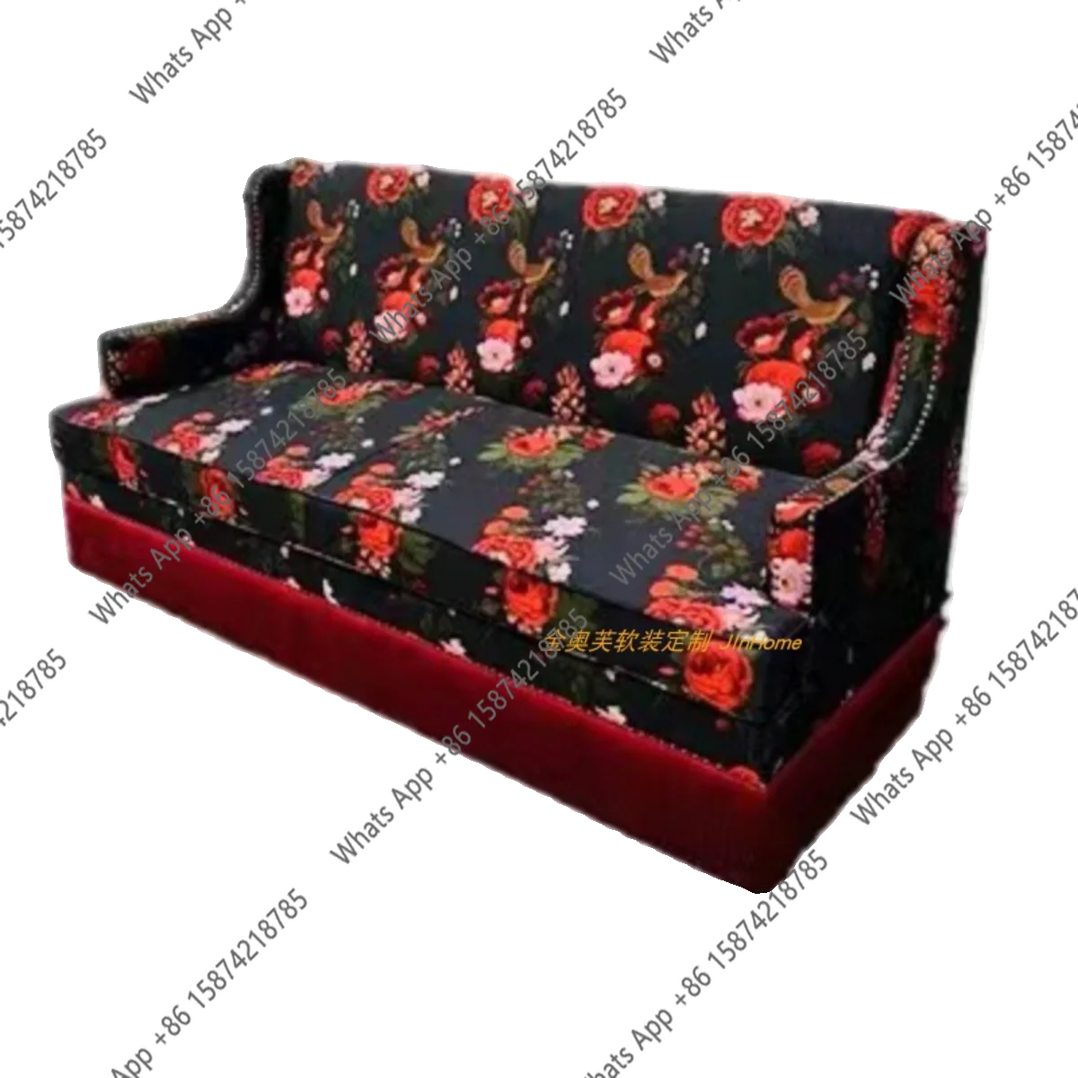 Rt French Fashion Satin Fringed Single American Neoclassical Pastoral Style Bedroom Living Room Fashionable And Comfortable