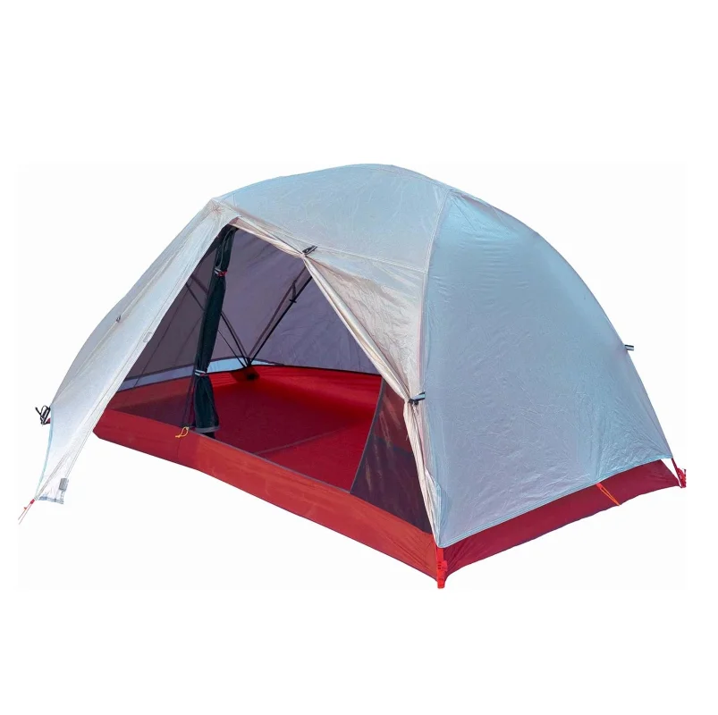 OEM Ultralight 3 Season Tent 20D Ripstop Nylon Waterproof Double Door Freestanding Aluminum Poles For Camping Hiking