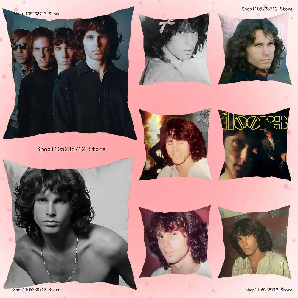 

The Doors Jim Morrison Pillowcase Pillowslip Cushion Plush Boys Girls Cartoon Anime Kawaii Decoration Kids Birthday Cute Gifts