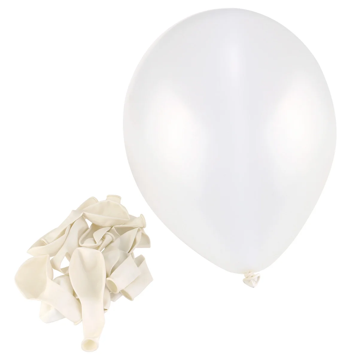 

100pcs 12 Inches 2.8g Round Latex Giant Color Balloons for Birthday Wedding Christmas Party (Red & White & Dark Blue)