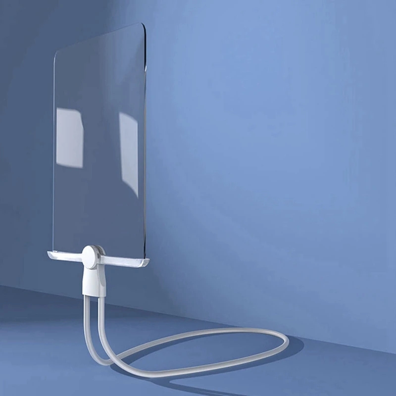 High-Definition Vertical Screen Acrylic Magnifying Glass Large Viewing Area Perfect For Home And Office Use White