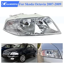 Kamshing For Skoda Octavia 2007 2008 2009 Front Head Light Headlamp Driving Lamp Day Running Light Headlight Head Lamp Assembly