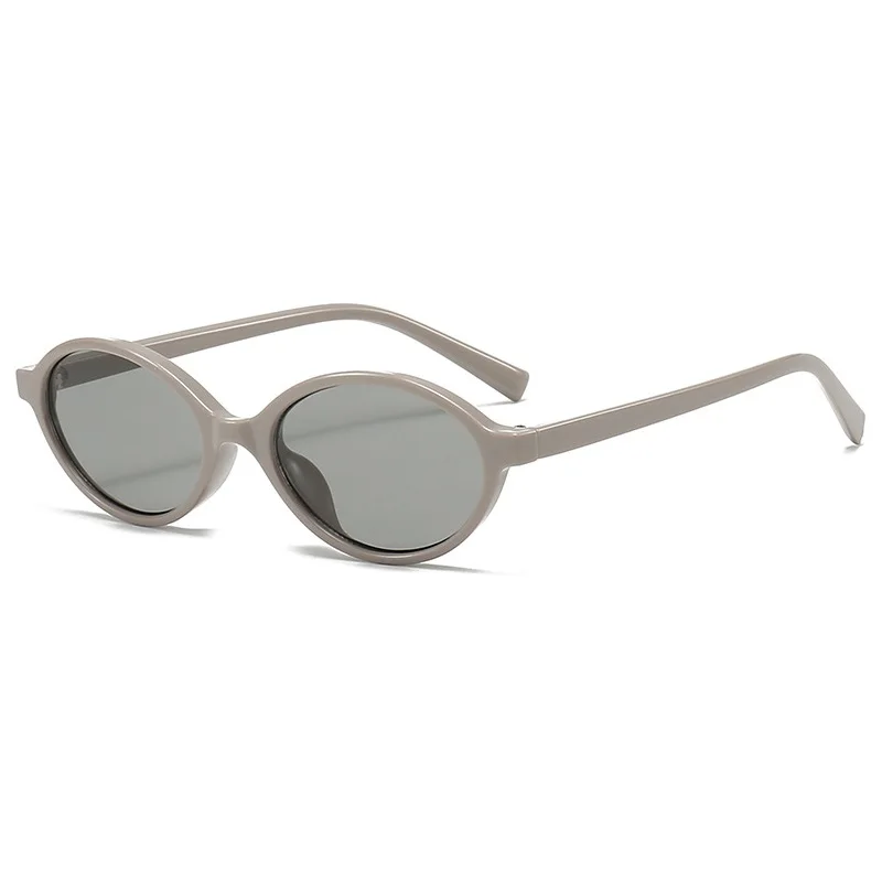 Gafas de sol ovaladas pequeñas de moda para mujer, gafas de sol clásicas Vintage para hombre, gafas de sol UV400 para mujer