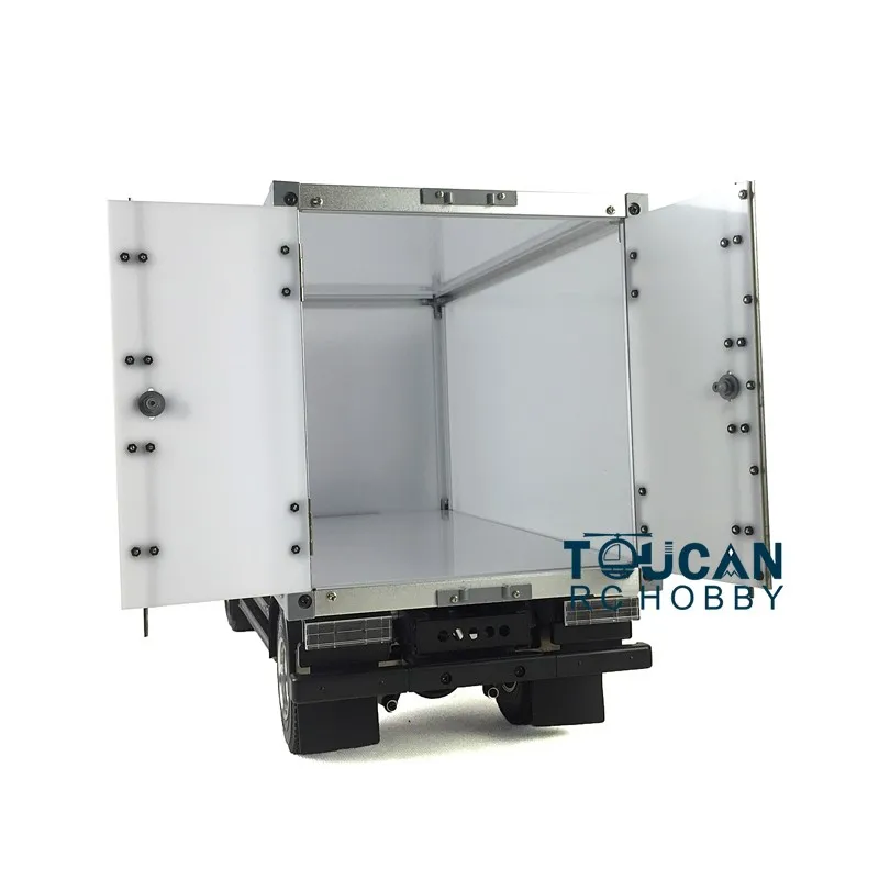 Venta de EE. UU. TOUCAN 1/14 RC 2 ejes camión de entrega KIT contenedor DIY Tractor modelo Motor