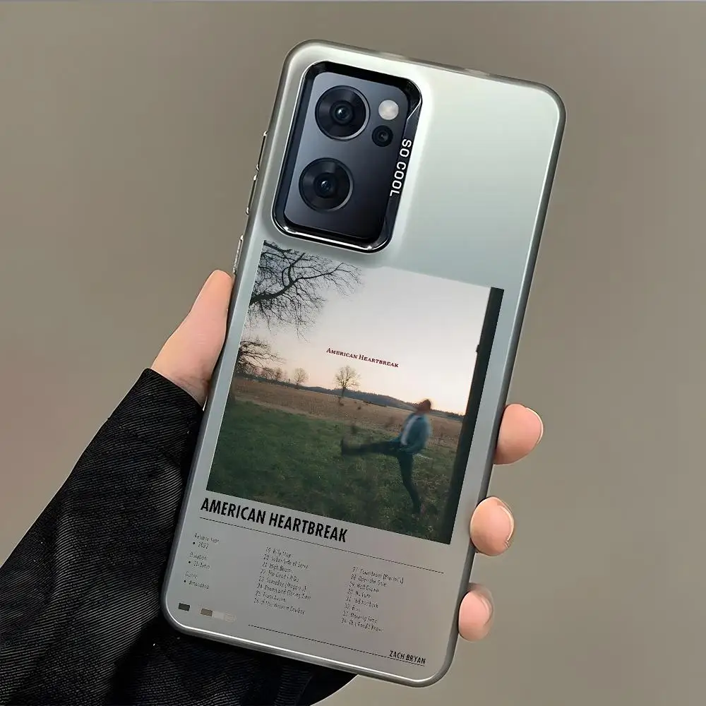 Singer Z-Zach Bryan Phone Case For Samsung Galaxy S25 Edge S24 S23 S22 S21 S20 Ultra Funda Silicone Colorful Silver Phone Case