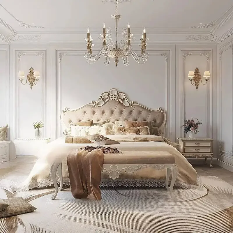 European Heavy Double Bed Style Items Australia Metal Adults Double Bed Modern Floating Cama Matrimonial Furniture For Home