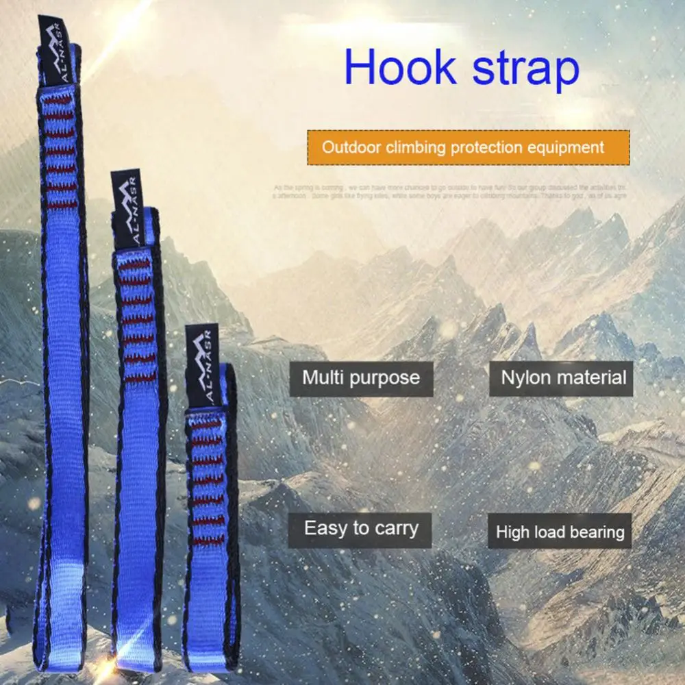 

Nylon 22KN Outdoor Rock Climbing Hiking Bearing Strap Sling Reinforced Rope Belt