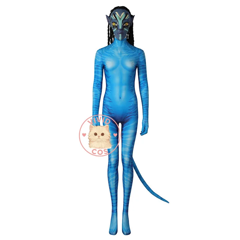 Avatar: The Way of Water Neytiri Movie-inspired Comic Con Performance Cosplay Costume Complete Clothing Set Animation Blue Set