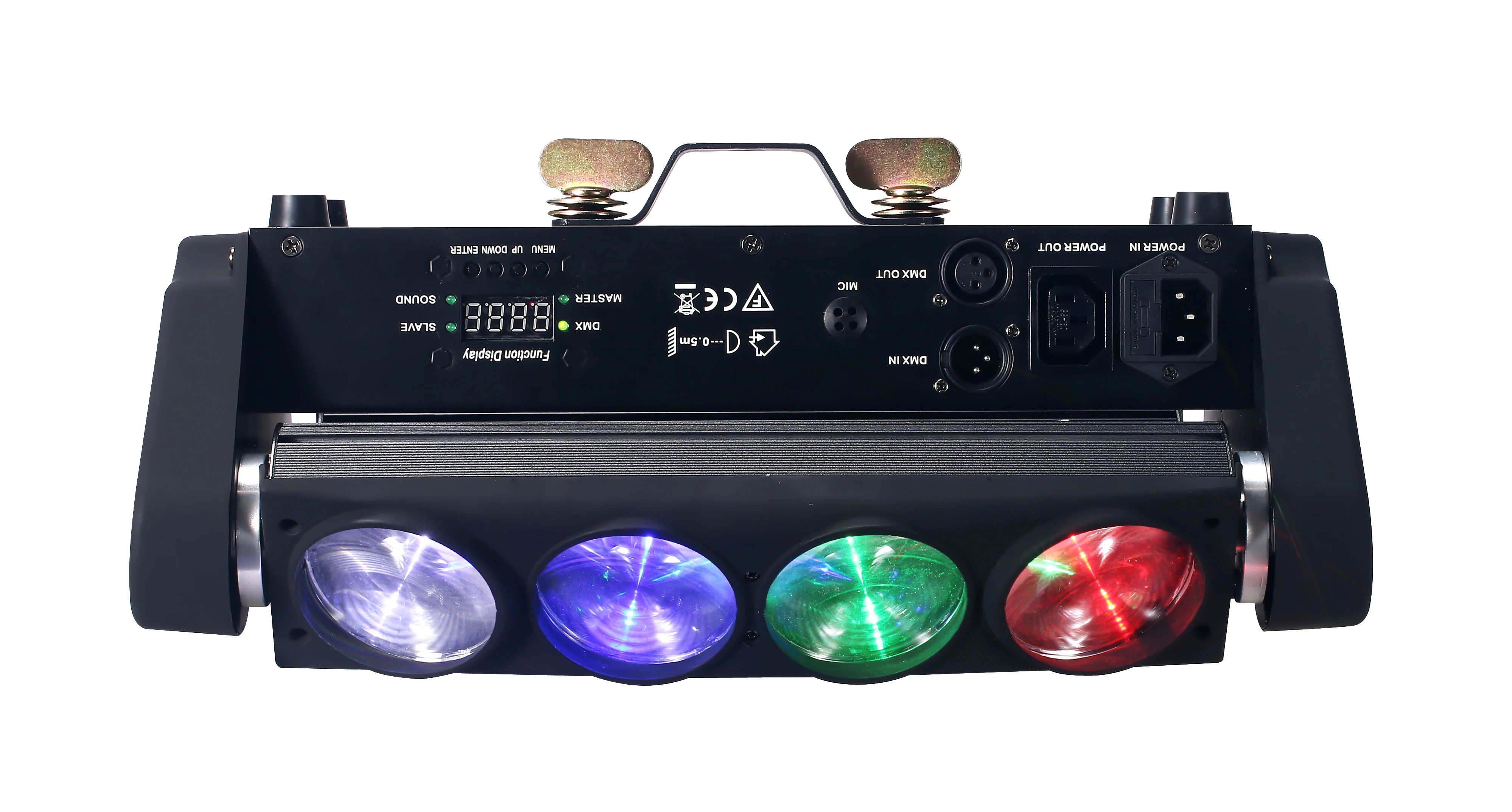 Imagem -03 - Led Spider Light com Cabeça Movente para Festa Rgbw Controlador Dmx Efeito de Palco dj Beam Wash 4in 8x15w