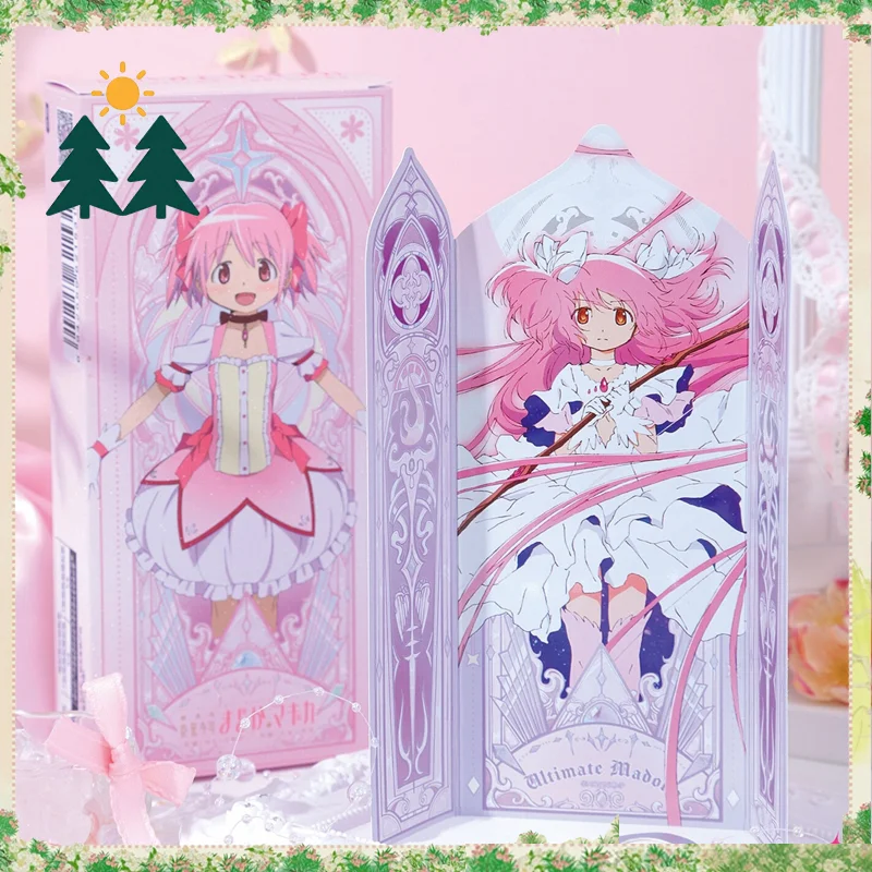 Original ORIMIC Puella Magi Madoka Magica Eternal Laser Ticket Blind Bag Anime Peripheral Ornament Collect Toy Girl Boys Gift