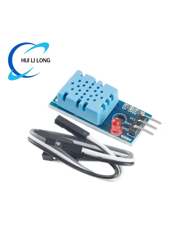 Carte de Module de capteur numérique de température et d'humidité DHT11, 3.3V-5V, 3 fils, haute précision, Ultra-faible consommation pour Arduino