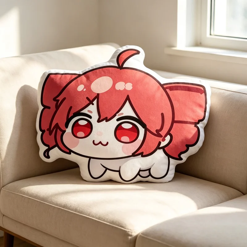 Almohada de Cosplay de Anime Kasane Teto Doro, Cojín de Peluche para Sala de Estar, Dormitorio, Coche, Sofá, Almohada Decorativa con Forma 3D