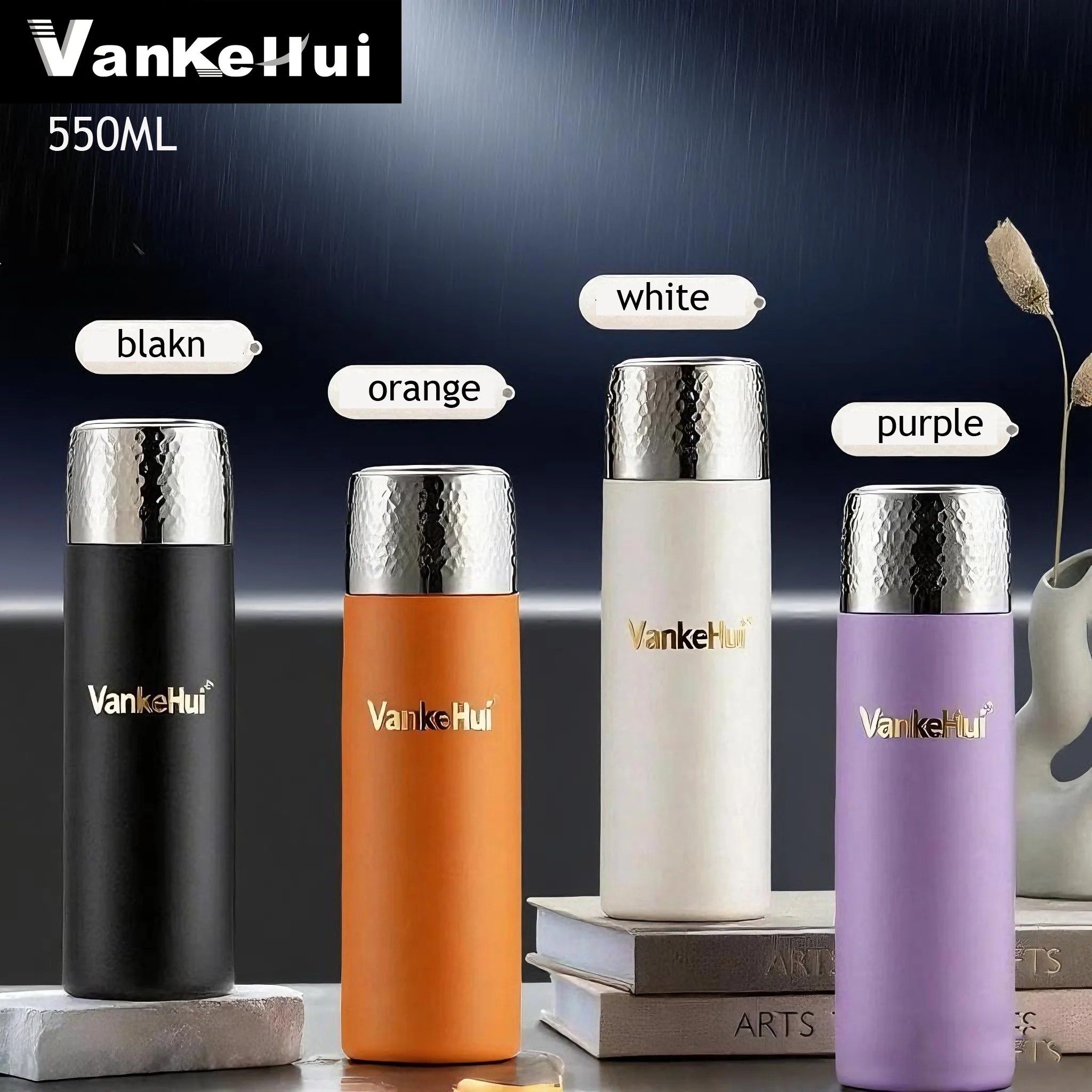 

Support OEM/ODM, LOGO customization 316 stainless steel insulated cup, exquisite appearance and high grade, portable hammer-patt