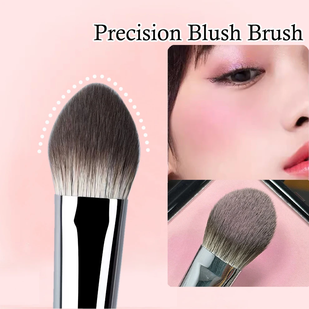 Cream Blush Brush Mimics Fingertip Aplication Stippling Powder Blusher Cream Makeup Brushes Synthetic Hair Blush Make Up Tools