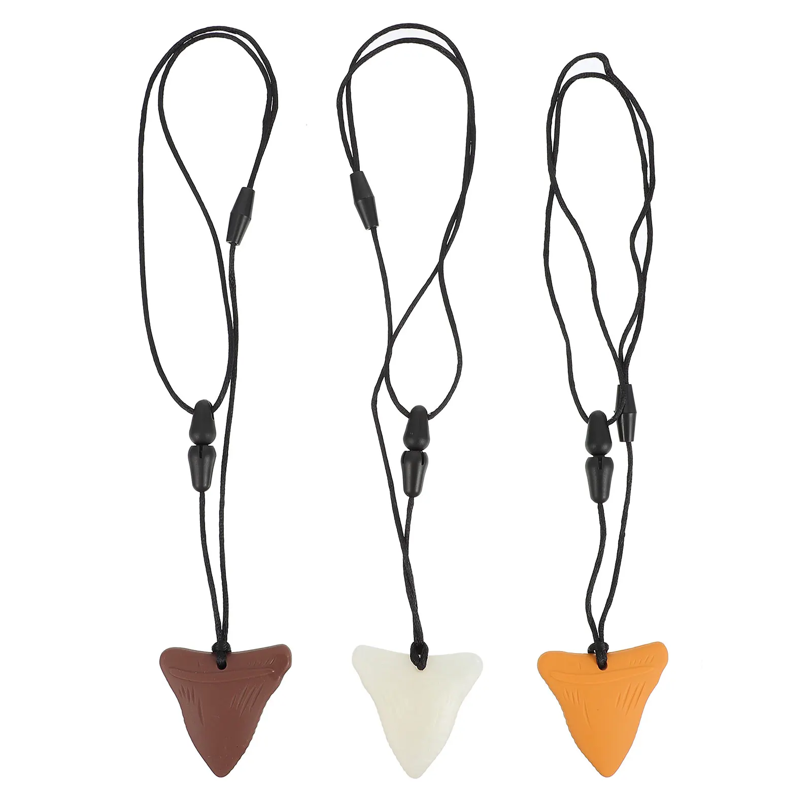 

3 шт. прорезыватель в форме зуба акулы, маленький изысканный легкий практичный массажный успокаивающий зуб акулы, игрушка для прорезывания зубов