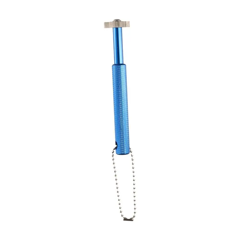 Strong Golf Club Sharpener Head Cleaning Wedge Alloy Golf Club Grooving Sharpening Tool 6 Colors Non-Slip Golf Sharpener