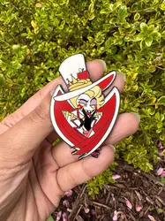 HH Lucifer Hell Hotel Enamel Pin Mr Steal Your Girl