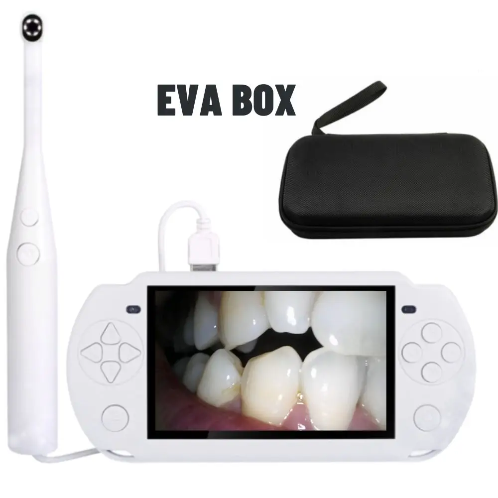Mini Home HD 720P/1080P Intraoral Endoscope Camera with 4.5-Inch HD 1080P Screen 3-in-1 USB Visual Inspection Tool for Android/P