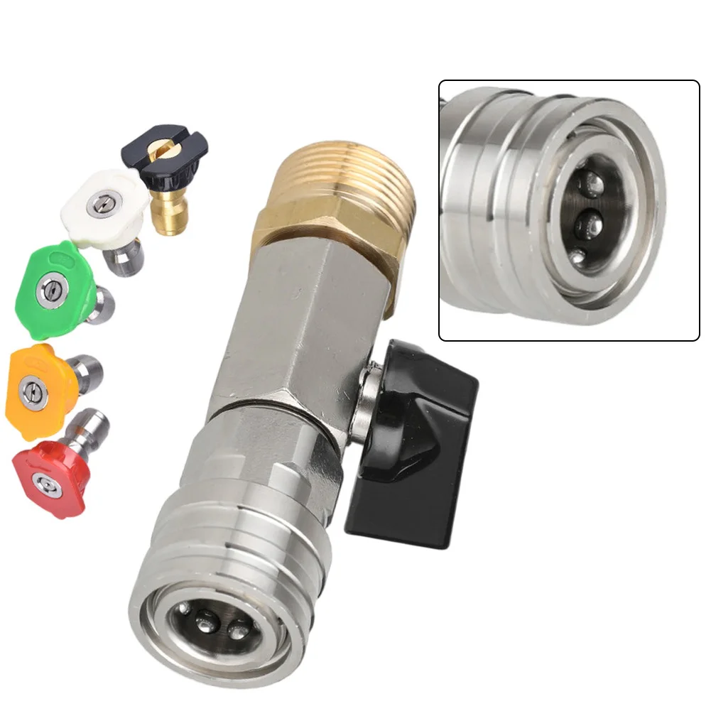 مجموعة صمامات وفوهة كروية من الفولاذ المقاوم للصدأ ذات الضغط العالي للغسالات وغسالات السيارات طقم صمامات كروية من الفولاذ المقاوم للصدأ