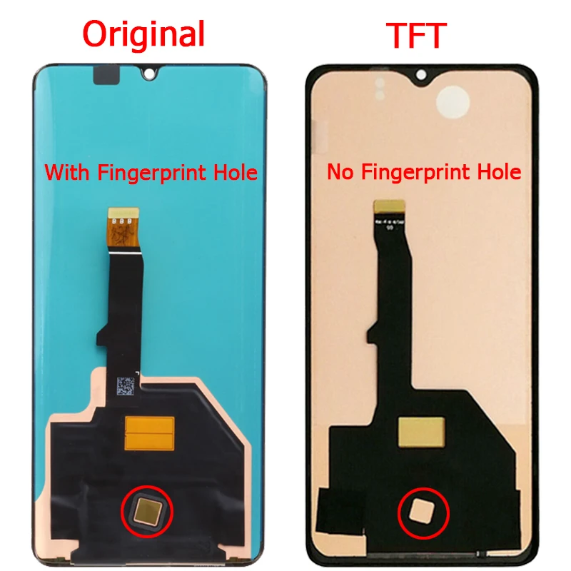 Original P30 Pro LCD For Huawei P30 Pro Display LCD With Frame 6.47\