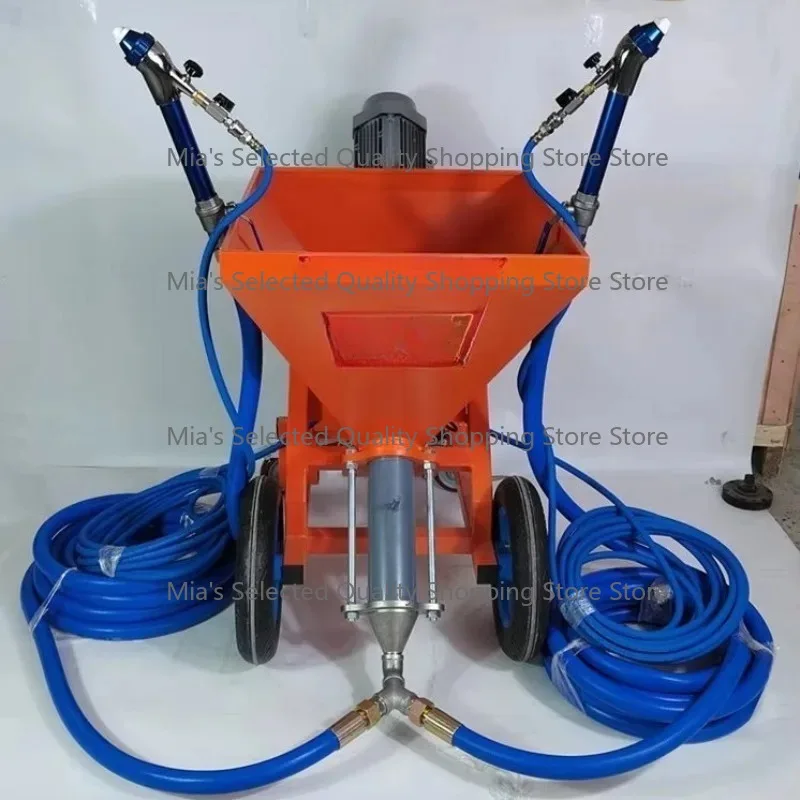 R8 Concrete Sprayer Engine Pump Motor for Cement Plastering Drywall Mud Wall Painting - Efficient Concrete Spraying Tool