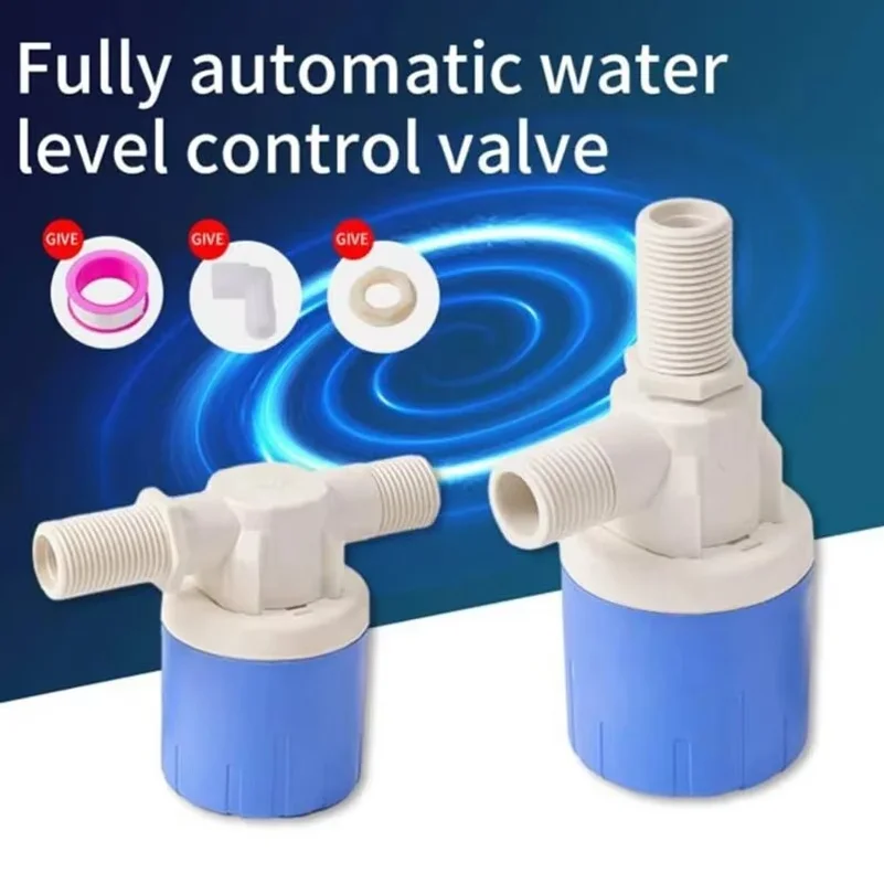 1/2 Inch 3/4 Inch Fully Automatic Water Level Control Float Valve, No Power Auto Shut Off Water Stop Valve, Water Replenishment