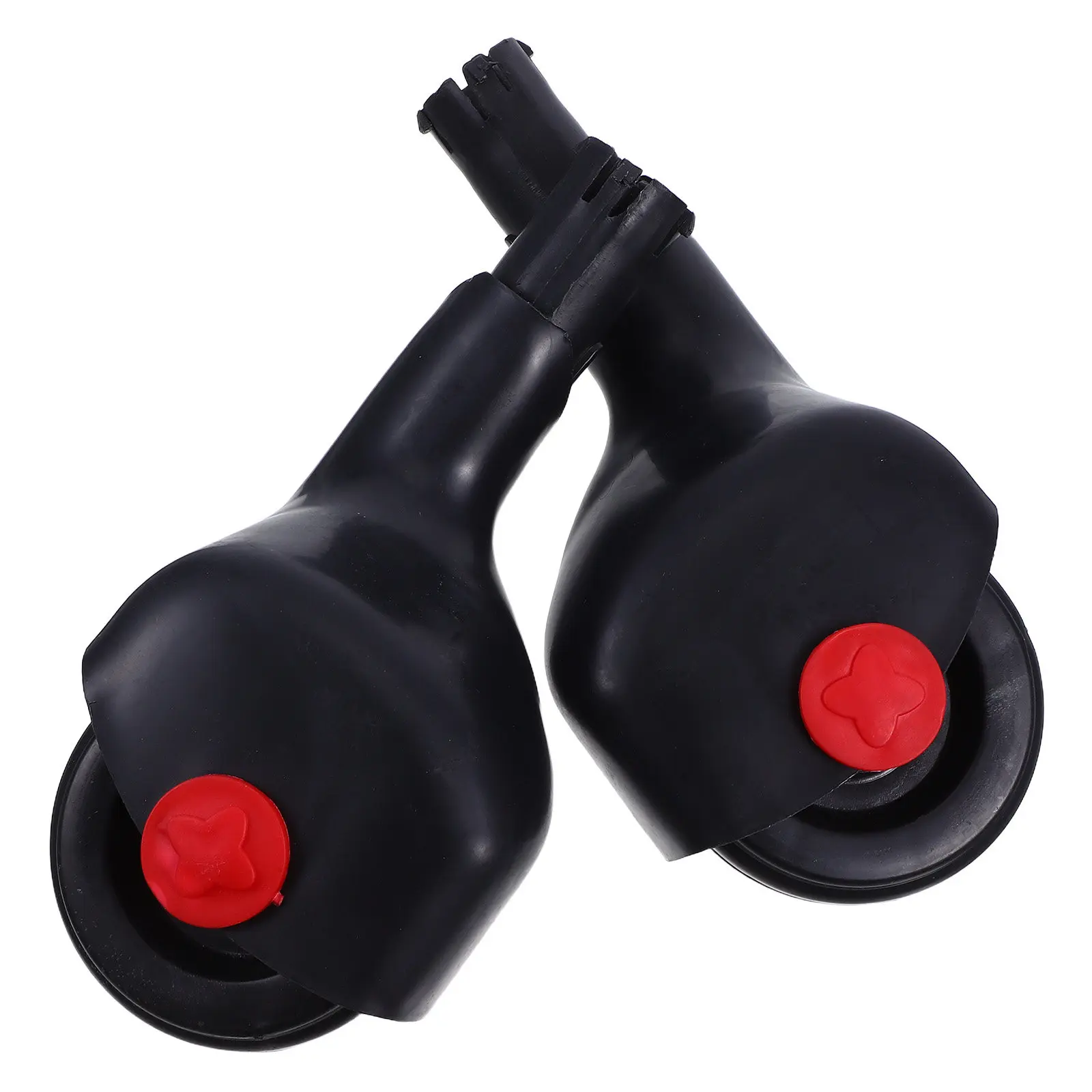 2pcs Replacement Wheels Reinforced Durable Smooth Rolling Indoor Outdoor Twist Car Accessories Plastic Wheels For