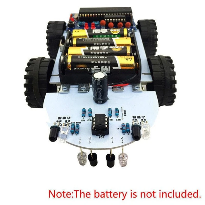 스마트 자동차 DIY 키트 C51 지능형 차량 장애물 회피 추적 키트, 간단한 기계 구조