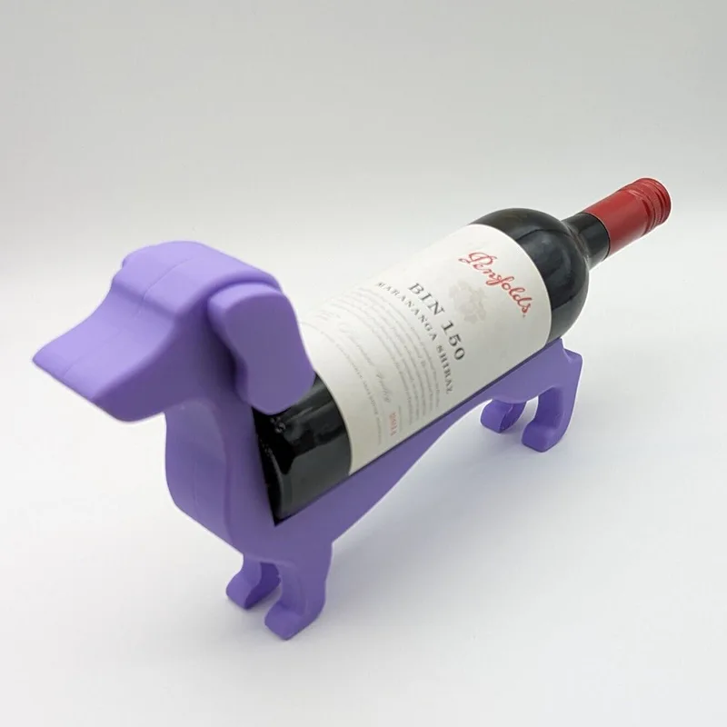 

Cross Border New Product Dog Wine Bottle Holder Sausage Dog Red Wine Bottle Rack Bottle Support Bracket Decoration Rack