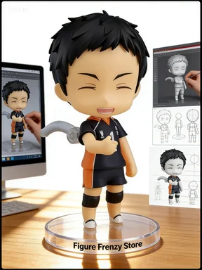 

In Stock Original Good Smile Nendoroid GSC Haikyuu!! Anime Figure Daichi Sawamura Ryunosuke Tanaka Action Figure Toys