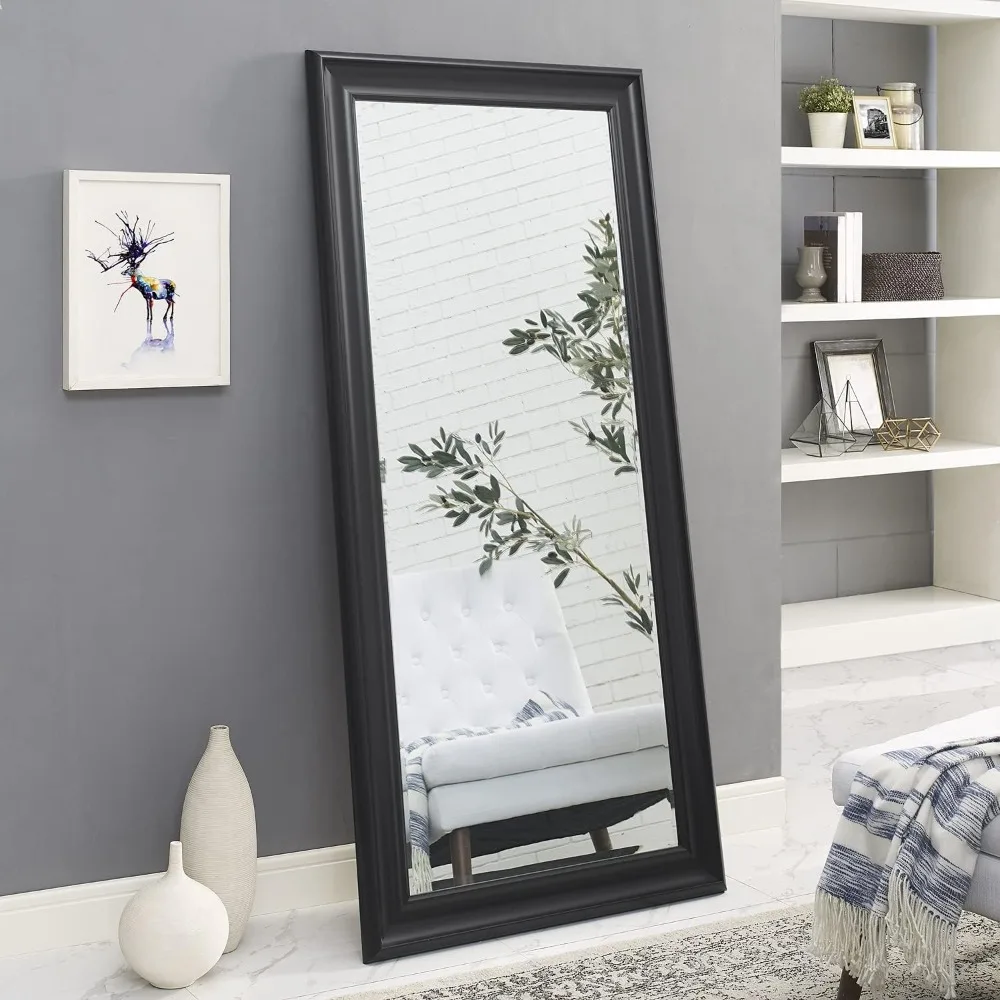 

Tall Mirror Full Body Oversize Mirror Smooth Faux Wood Frame Full Length Huge Mirrors for Bedroom Huge Floor Long XL