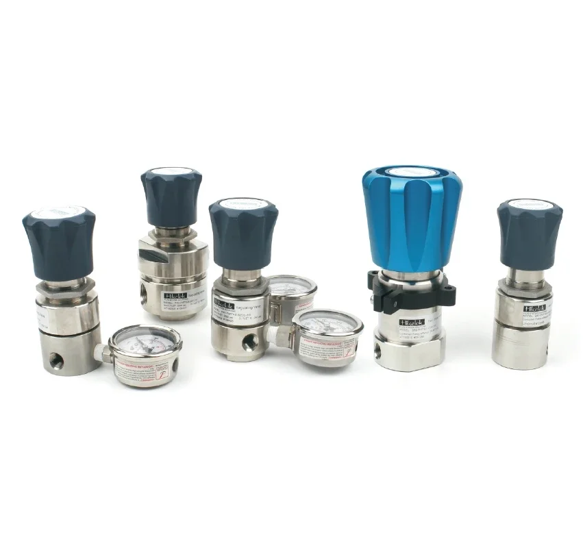 FOR 3000 to 10000 psi Hikelok Manufacturer 316 Fuel Gas Pressure Regulators