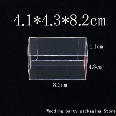 82*40*30mm PVC Clear MATCHBOX TOMY Toy Car Model 1/64 TOMICA Hot Wheels Dust Proof Display Protection Box  50/100PCS 8.2X4.3X4.1