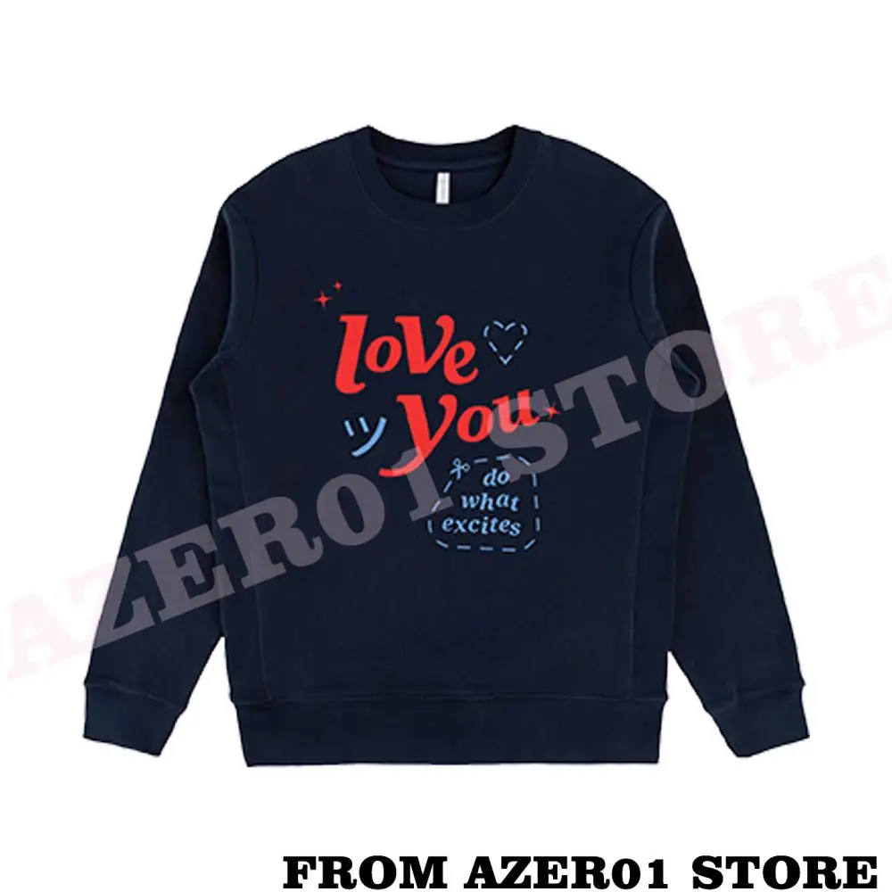 Kelly Wakasa LOVE YOU DWE WORLD CREWNECK Merch 3D print autumn winter  Holiday Men/Women casual HIP HOP Round sweatshirt Sweater