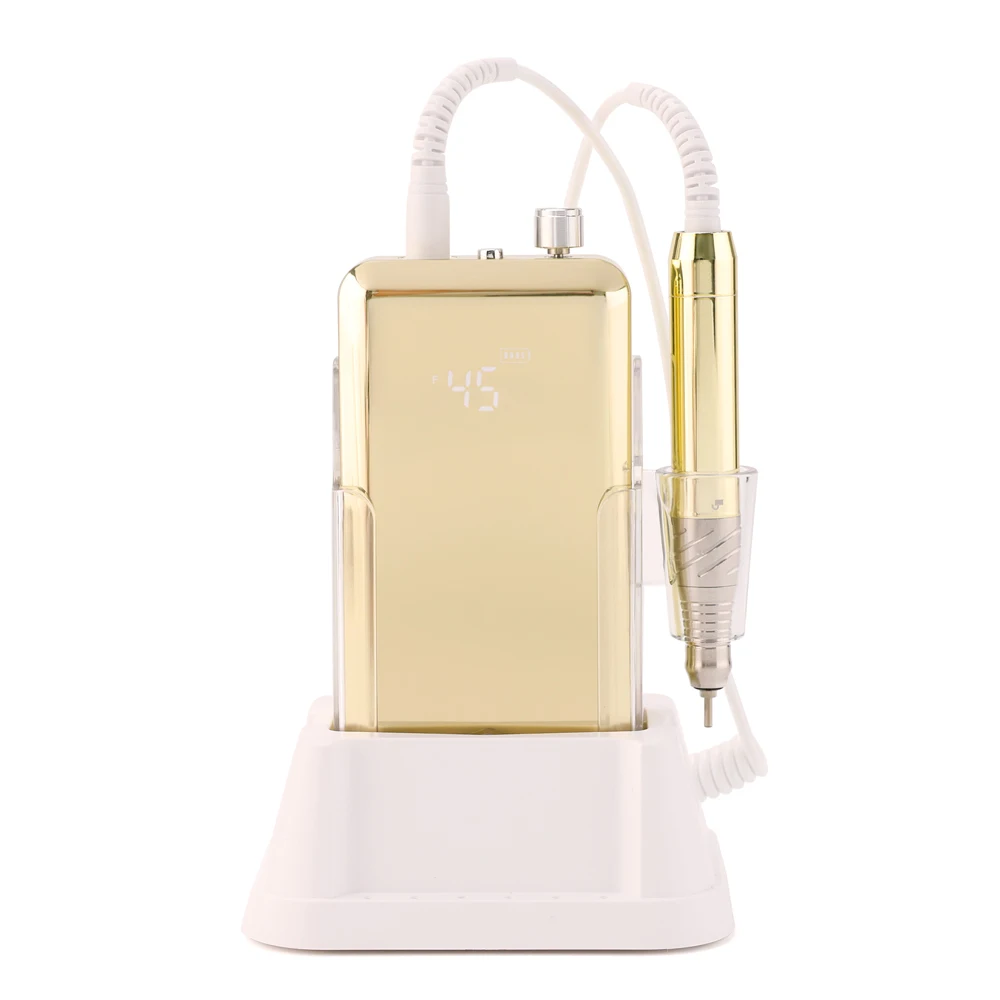 المهنية 85 واط السلس مقاوم للماء فرش السيارات المحمولة مسمار وملف القدم الحفر مع 45,000 دورة في الدقيقة مطحنة الأظافر الكهربائية