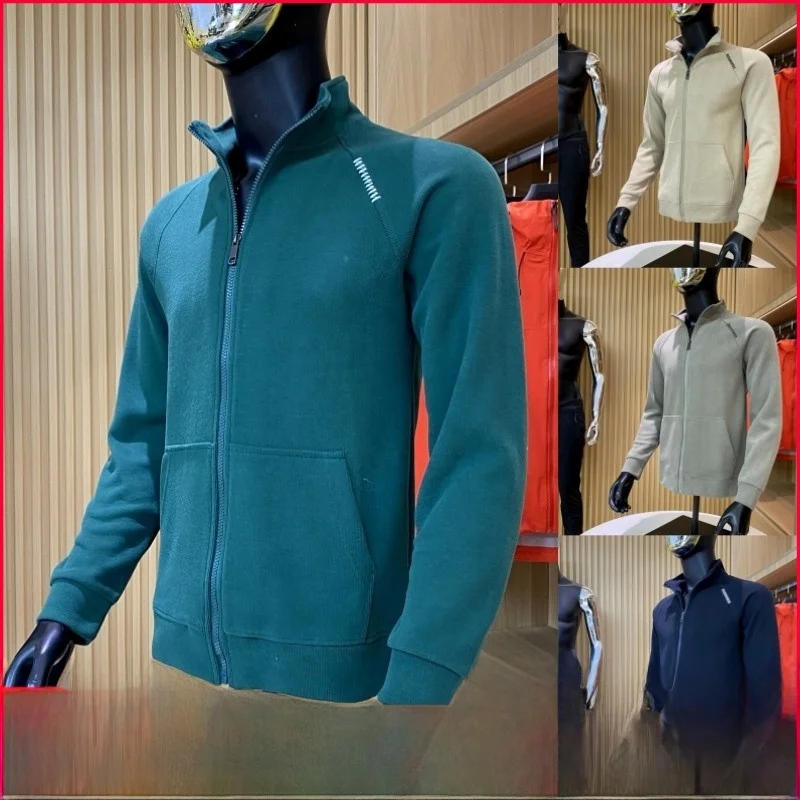 

Вязаная верхняя одежда! Японская простая ткань! Осенний новый мужской открытый кардиган с воротником на открытом воздухе