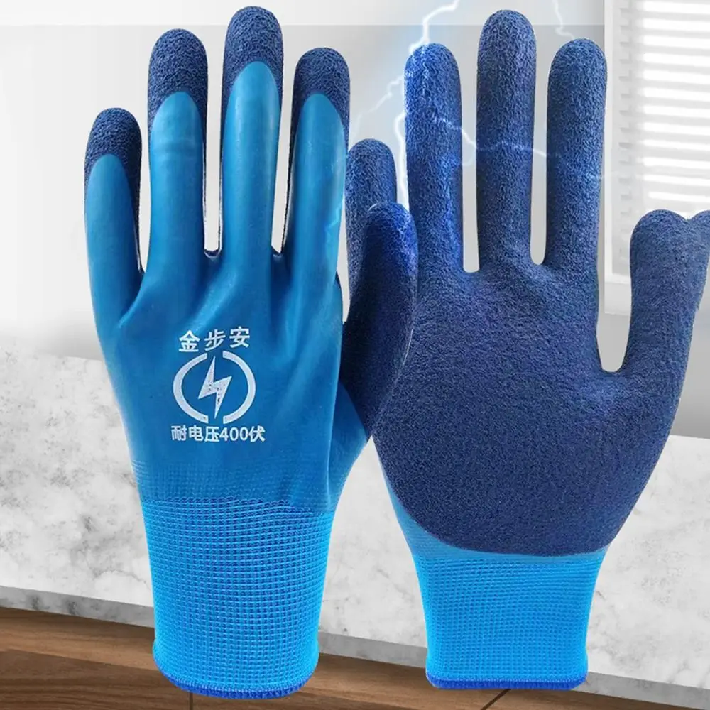 Guantes aislantes para electricista de alta elasticidad, protectores de seguridad para pantalla táctil, guantes protectores para electricista, antielectricidad