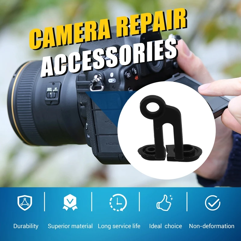 シャッターケーブルレザープラグカバー、フラッシュ端子、ニコンd800、d800e、d810、2個
