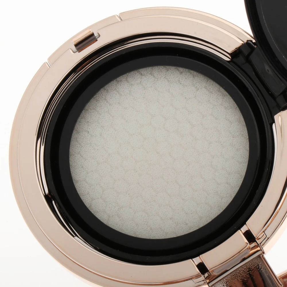 Powder Puff DIY Foundation Box Pink Empty Cosmetic Container Air Cushion Puff Box BB Cream Container Makeup Case With Mirror