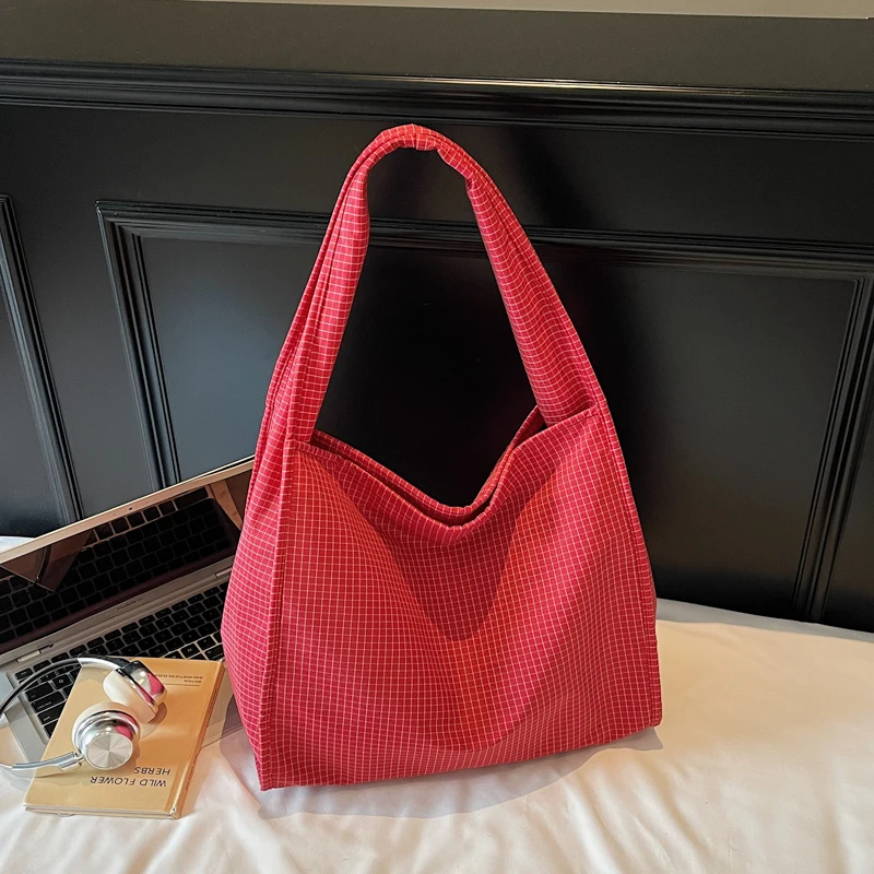Casual Large Capacity Tote Bag 2025 New Concise Light Versatile Commute Shoulder Bags Lazy Wind Fashion Underarm Women's Bag