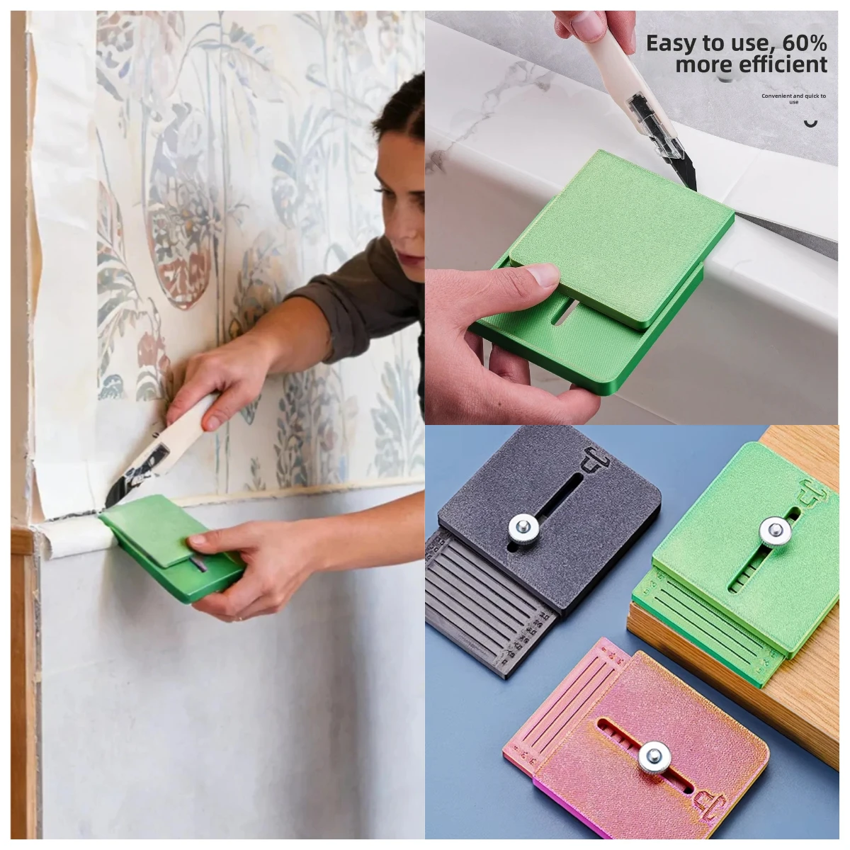 Furniture Laminate Vinyl Trimming Tool For Edge Cutting Black Green Purple For Smooth Clean Finish Cabinet Desk Door