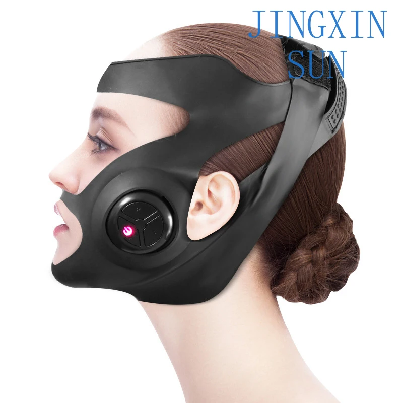 EMS Micro-current Facial Lifting Device Lifting V Thin Face Bandage Beauty Mask V Line Lifting with Cellulite Mandibular Device