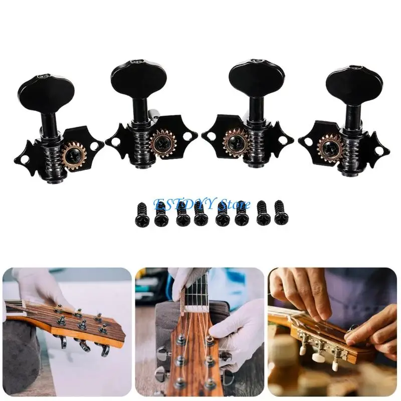 G6DE 2R2L Guitar String Tuning Pegs Guitar String Tuner Guitar Machine Heads Knobs